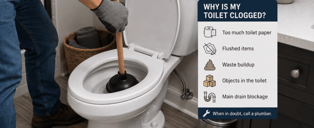 Why Is My Toilet Clogged?